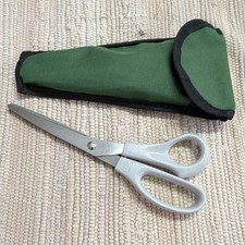 LEAD Stainless Steel Stain Glass Shears  with Green Case