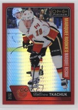 2016 O-Pee-Chee Platinum Marquee Rookies Red Prism /199 Matthew Tkachuk #152 7o1