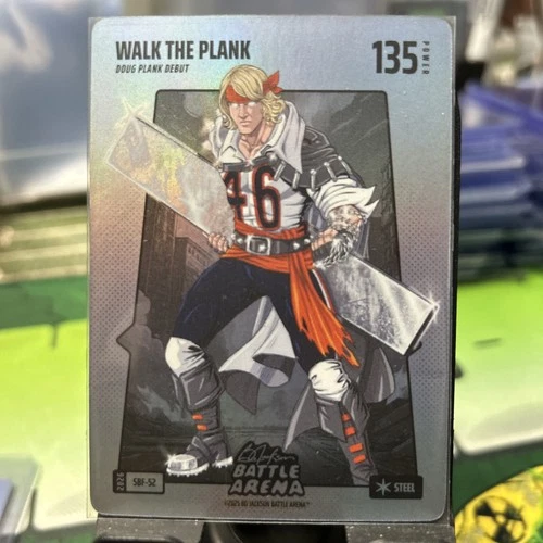 Walk The Plank Doug Plank Bo Jackson Battle Arena 135 Steel Silver Battlefoil