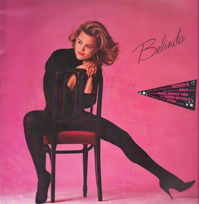 Belinda Carlisle Belinda NEAR MINT I.R.S. Records Vinyl LP
