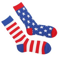 Unisex Stars and Stripes Socks Festive 4th Of July Independence Day Patriot