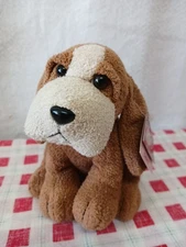 Russ Berrie Luv Pets BAILEY Basset Hound Puppy Dog VTG Beanbag Plush Terry NWT