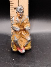 Vintage Manoil Soldier Typing