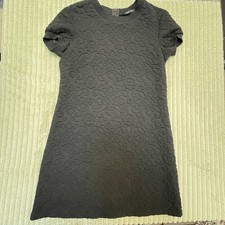 Zara Black Dress Winter Size Medium 10 12 Stretch Short Steve Work Office