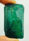 Natural Green Emerald Loose Gemstone Certified 231.38 Ct Pencil Rough A+ Quality