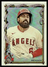 Anthony Rendon 2023 Topps Allen & Ginter #163 Silver Portrait Angels Baseball