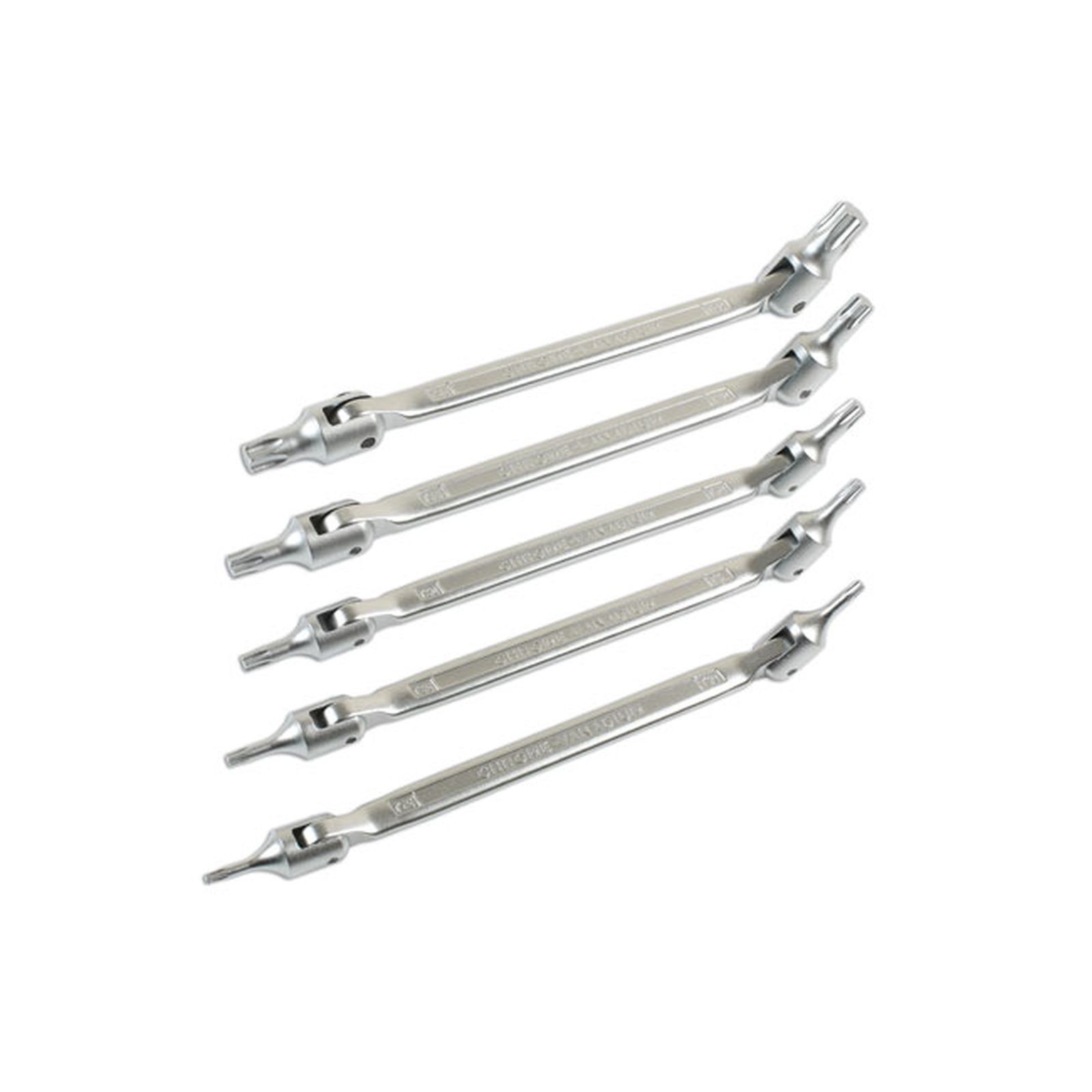Laser Tools Double Ended Flexible Star Bit Set 5 Piece Set - 7481