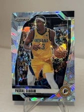 2024-25 Prizm Basketball - Pascal Siakam - Silver Cracked Ice Prizm - 62 Pacers