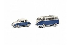 Schuco 450269300 1:43 Set Volkswagen Beetle and T1 Samba (Set of 2)