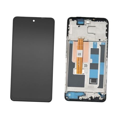 DISPLAY LCD REALME 12 5G RMX3999 VETRO TOUCH SCREEN + FRAME NERO PARI ORIGINALE