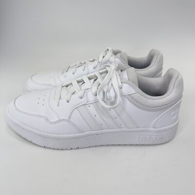 Adidas Womens Hoops 3.0 GW3036 White Casual Shoes Sneakers Size 9