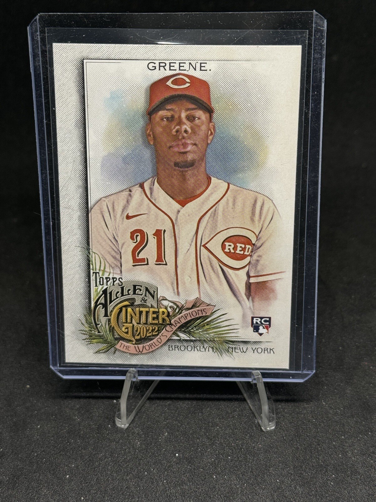 2022 Topps Allen & Ginter #250 Hunter Greene RC Cincinnati Reds