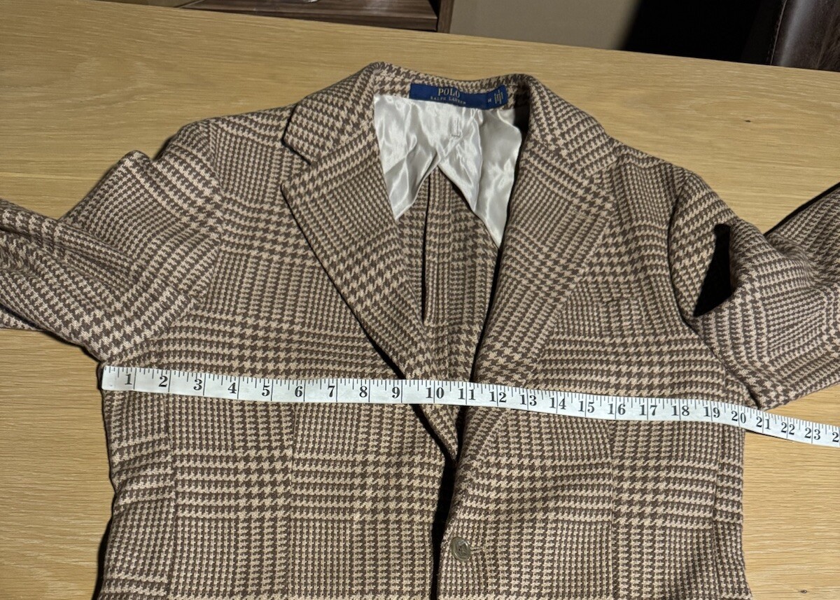 Polo Ralph Lauren RL67 Blazer Jacket Houndstooth Glen Plaid Polo Ralph Lauren RL67 Blazer Jacket Houndstooth Glen Plaid