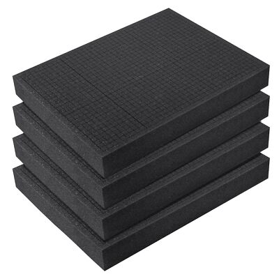 Pick and Pluck Foam,4 Pack Pre-cut Polyethylene Foam 16 x 12 x 2 Inch ...