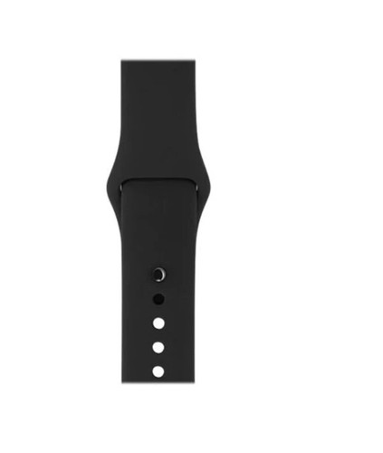 Apple Watch 44mm Sport Band With Space Grey Stainless Steel Pin - Black - Zdjęcie 2 z 2