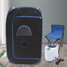 Double-headed Zipper Foldable Home Sauna Tent Sauna Heating Box Sweat Box 1000W