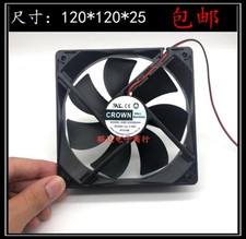 CROWN AGE12025B24H DC24V 0.38A 2-Wire Cooling Fan