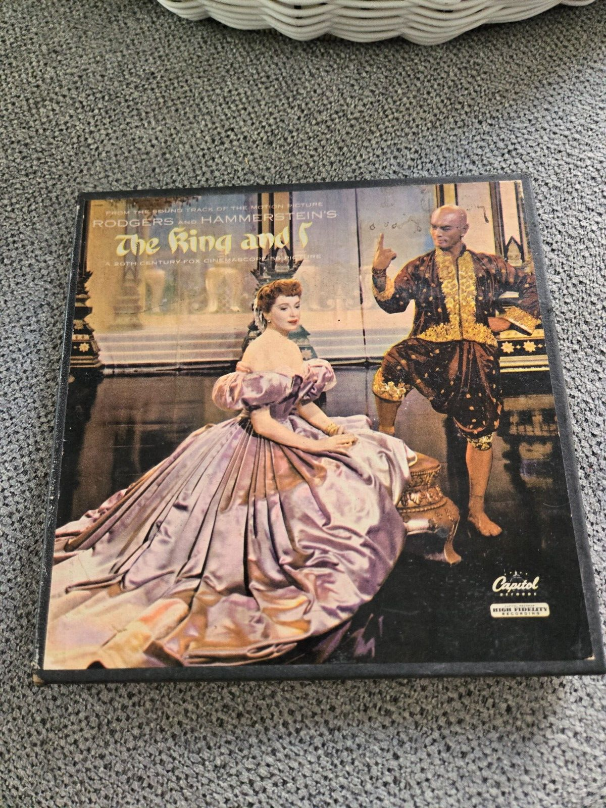 The King and I Soundtrack • Capitol  45-RPM Box Set Record 1956