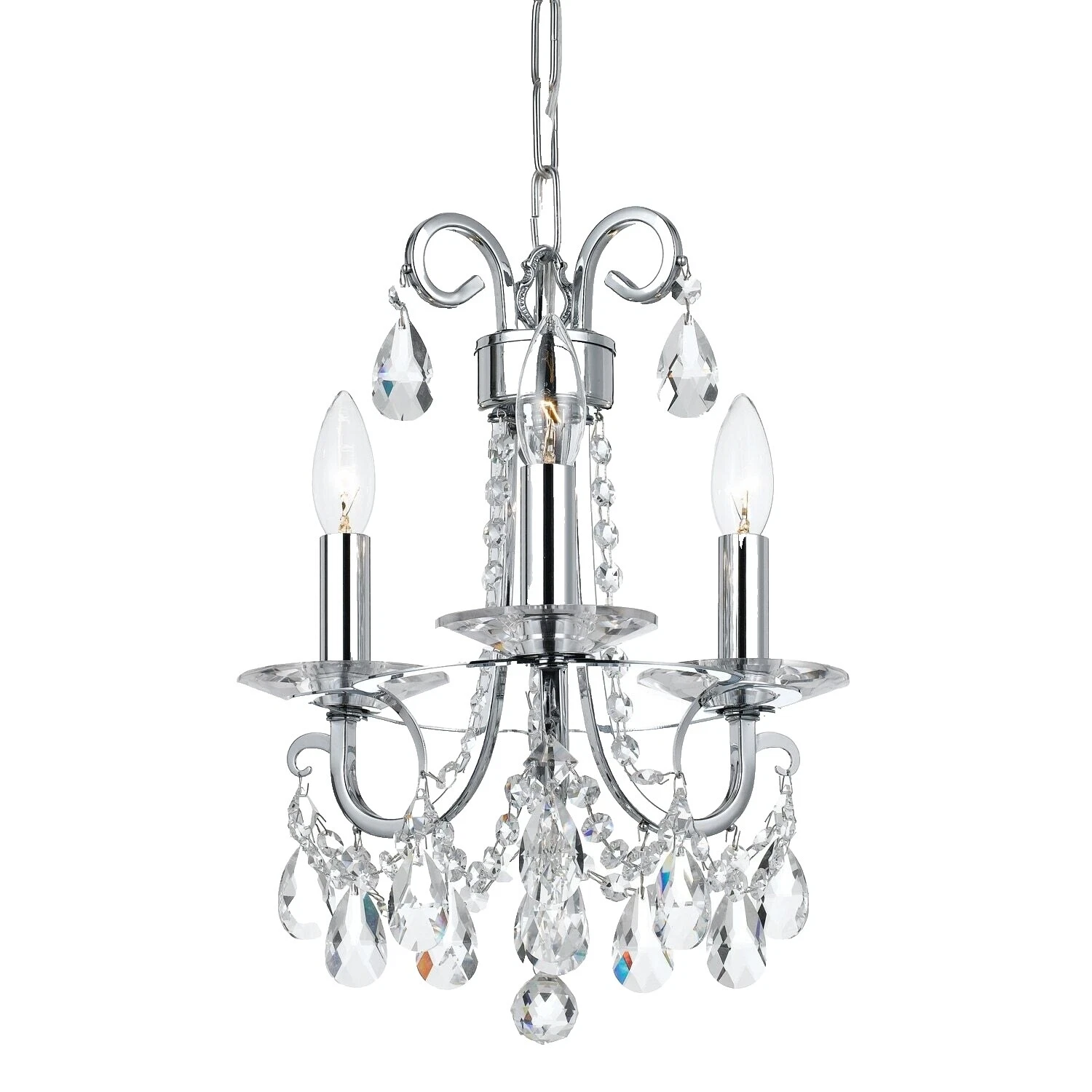Chrome Traditional Chandeliers & Ceiling Fixtures