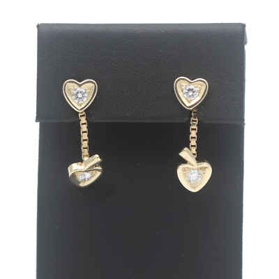 Diamant Brillant Ohrringe 585 Gold 0,40 Ct Gelbgold 14 Kt  Wert 1400,-