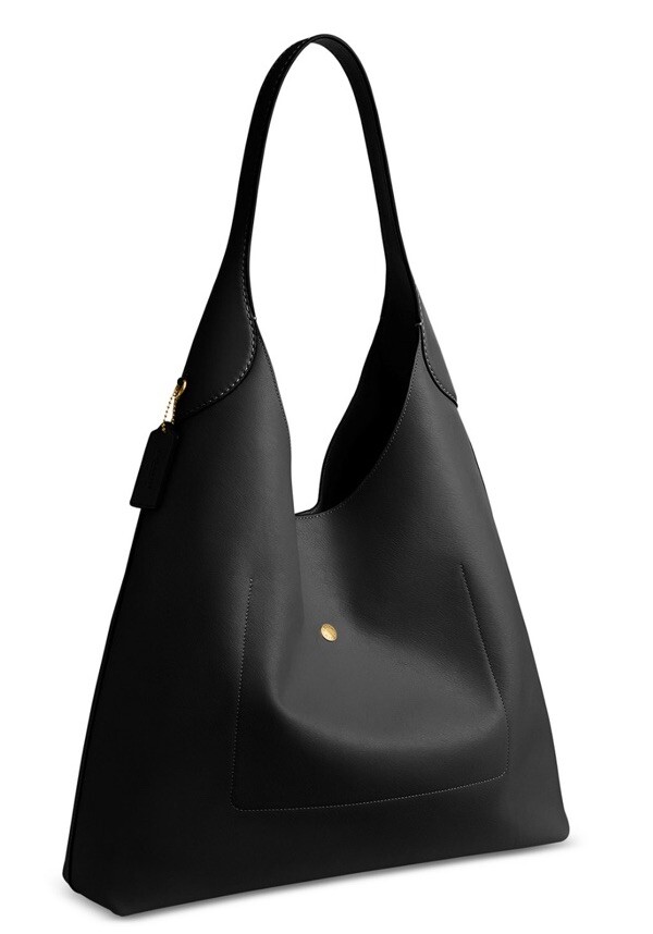❤️ Coach Brooklyn 28 Medium B4/Black CU068 Leather