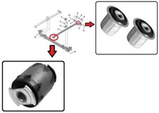 PEUGEOT BOXER CITROEN RELAY FIAT DUCATO 2006- FRONT & REAR LEAF SPRING BUSHES