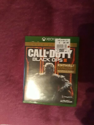 Call Of Duty: Black Ops III (Microsoft Xbox One, 2015, DVD-Box) !!!