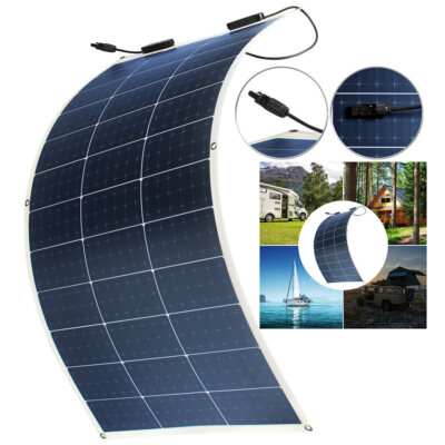 revolt Ultraleichtes flexibles Solarmodul für MC4, salzwasserfest, 100W, IP67