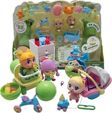 Pea Pod Babies Giant Playset Including Two Mini Collectible Dolls, Assorted