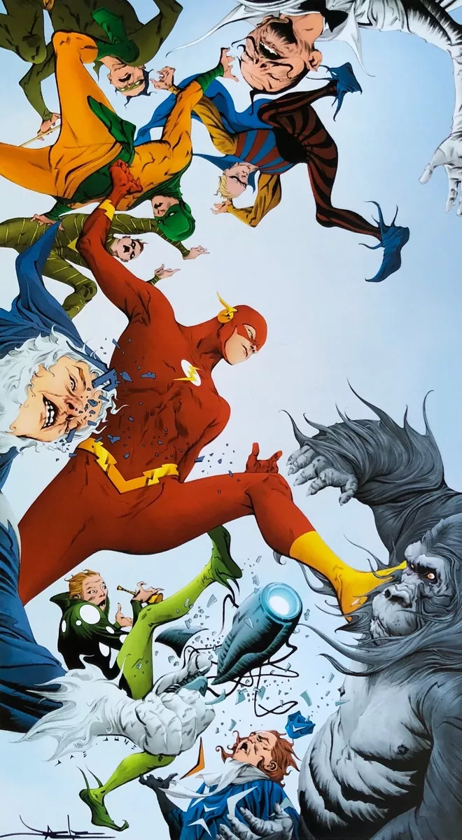 Flash Rogues Gallery 11x17 Fine Art Print 