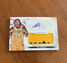 Jahzare Jackson 2022 Topps Inception OTE Patch Auto IARCJJ2 YNG Dreamerz 114/149