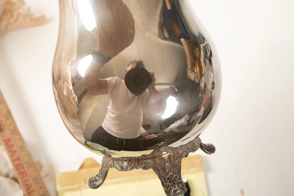 FB Rogers (UD2) Water Pitcher 3707 (JSF6) Silverplate 9" Tall Silver TM 1883 Foto 3 de 4