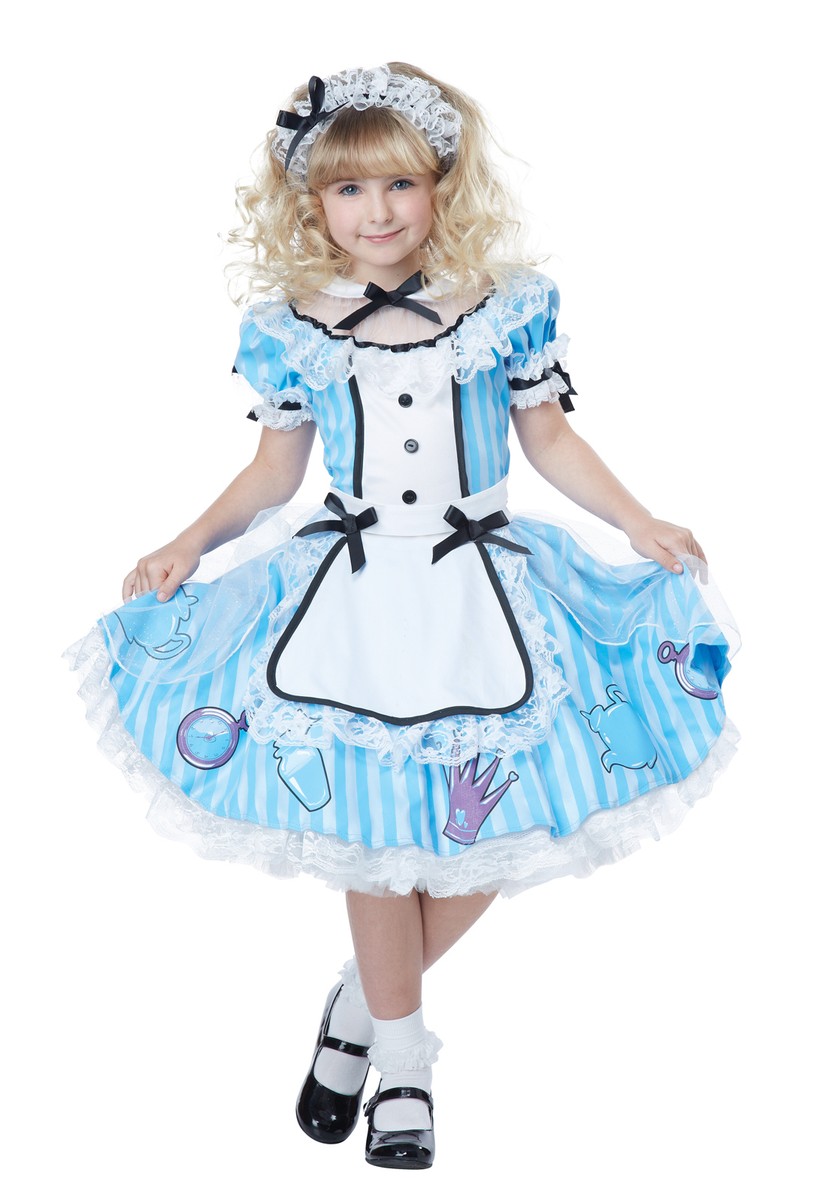 Child Deluxe Alice In Wonderland Costume | eBay