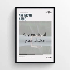 Request ANY Movie - Custom Movie Poster, Custom Movie Print Personalised