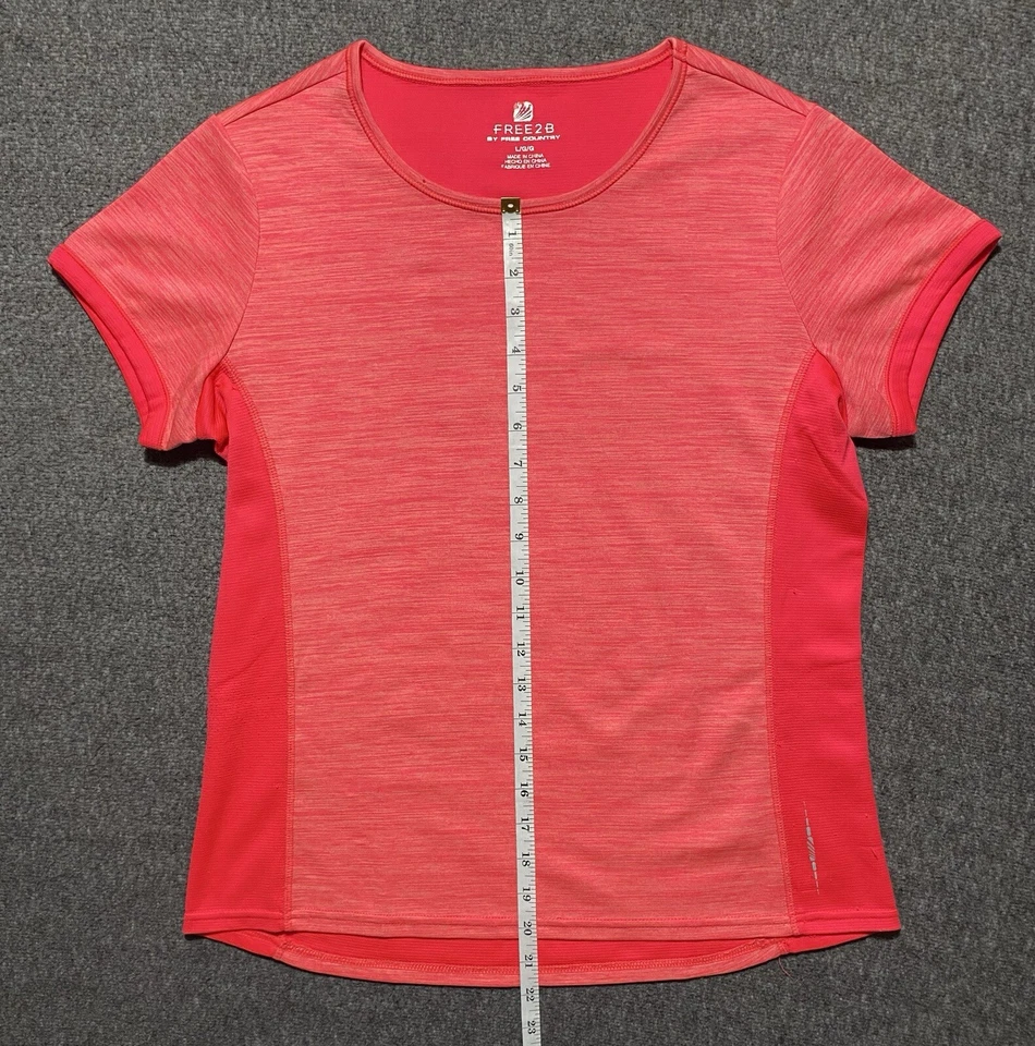 Женский спортивный топ с коротким рукавом FREE COUNTRY FREE 2 B розовый размер L - Изображение 3 из 4