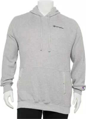 champion brushed waffle hoodie