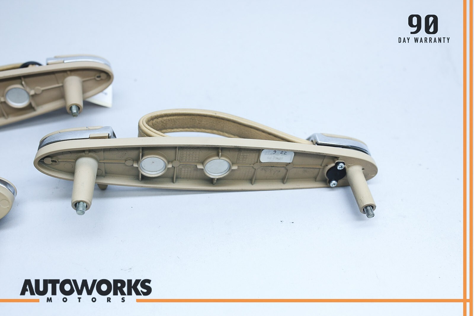 03-12 Maserati Quattroporte M139 Front Rear Overhead Grab Handle Set of 3  OEM