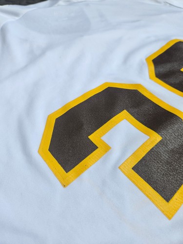 Adidas Climacool NCAA Baldwin Wallace Yellow Jackets 30 Soccer Jersey Sz L White - Picture 17 of 20