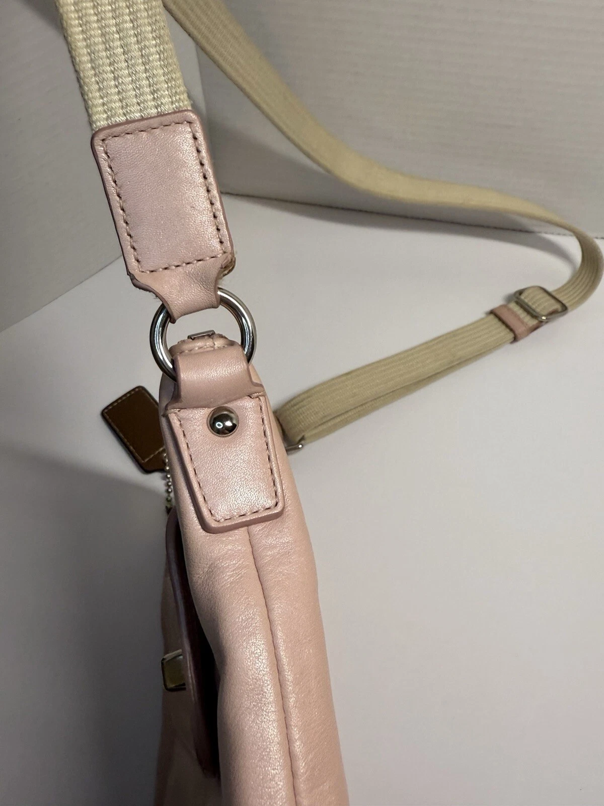 PARK SWINGPACK IN PELLE (COACH F49170) ROSA CHIARO