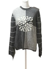 Christmas Sweater With Large Snowflake On Both The Front And Back.