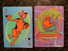 Swap Cards SCOOBY DOO Sports FOOTBALL Six of Spades  HANNA BARBARA