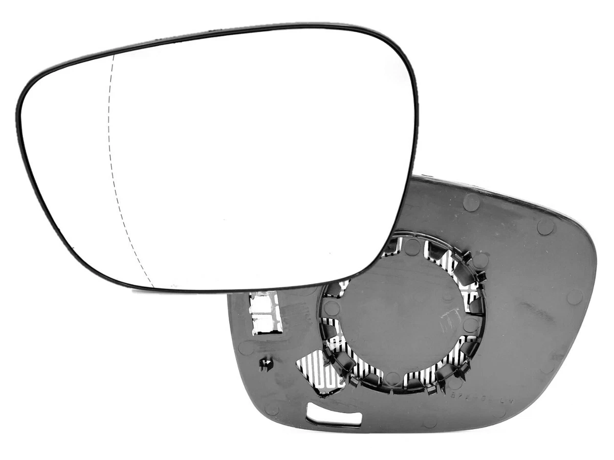 Specchietto Retrovisore Esterno Destro (lato Passeggero) Per BMW X1 (E84) 2009-2012. Vetro Asferico, Riscaldato, Colore Argento. Ricambio Compatibile.