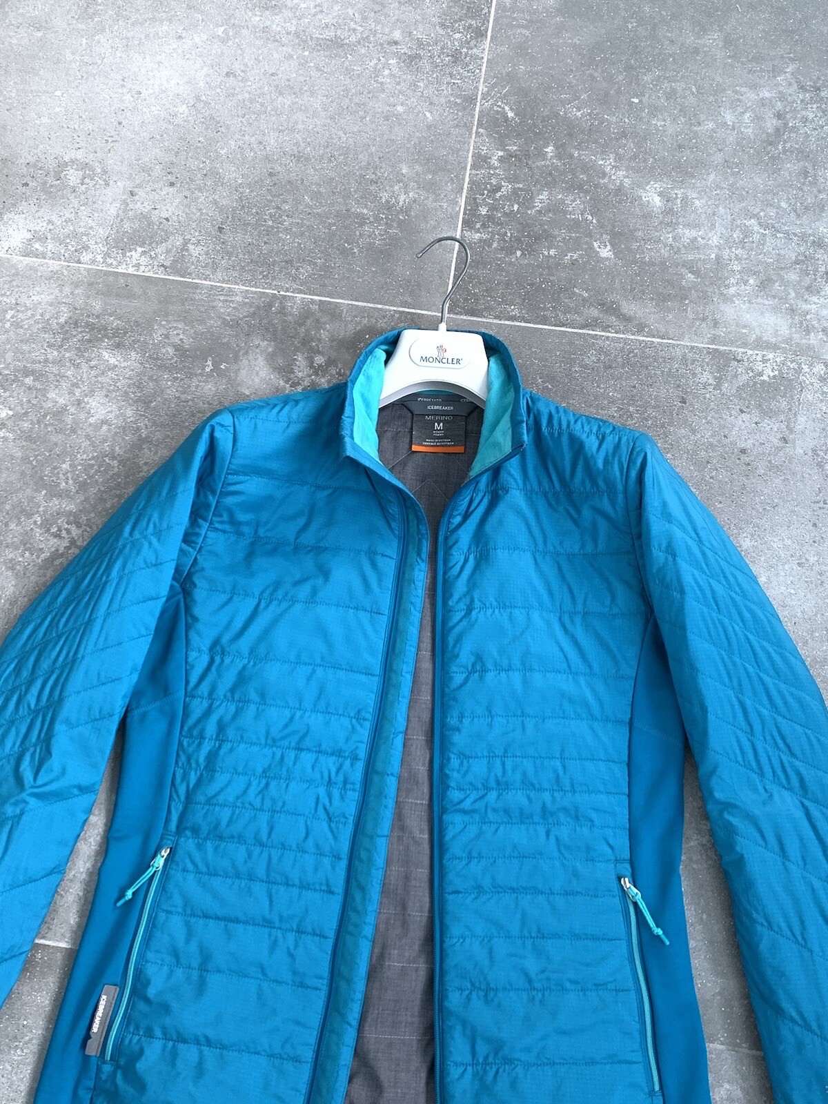 Women's ICEBREAKER MERINO Wool Outdoor Padded Jacket Coat Size M UK 10-12 38-40 image 2