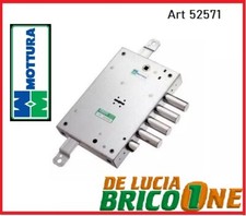 Serratura Porta Blindata Mottura 52571 Sicurezza 4 Pistoni Triplice Dx Sx Int 28