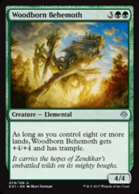 MTG-4x-Near Mint, English-Woodborn Behemoth-Archenemy: Nicol Bolas