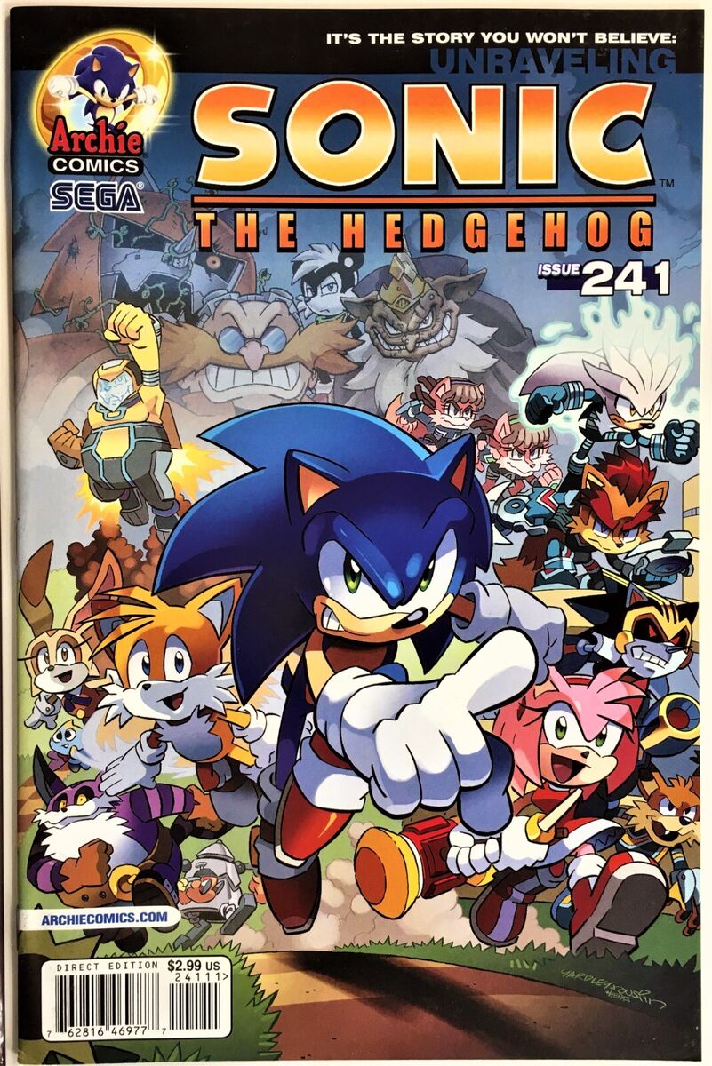 SONIC The HEDGEHOG Comic Book Issue #241 November 2012 AMY ROSE