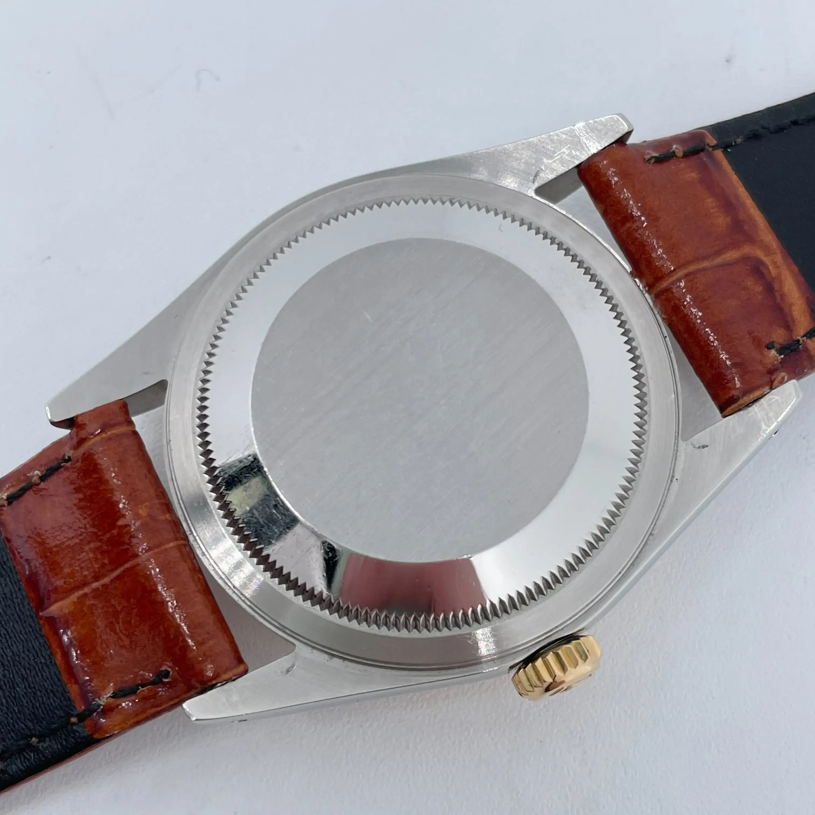 80's Rolex 16233 Datejust 36mm 18k Gold Steel Champagne Sticks