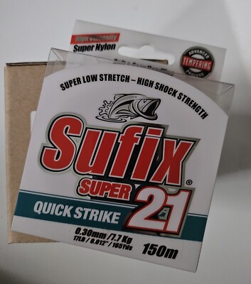 Angelschnur Sufix Super 21 - 0,30mm/7,7kg - Hot Pink - 6x 150m 