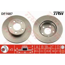 Disque de frein Volvo 240