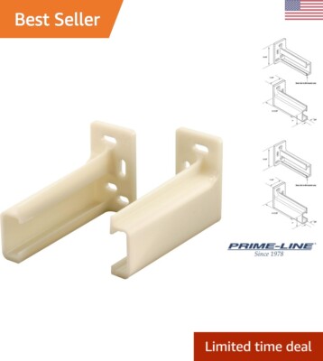 Heavy-Duty Side-Mounted Drawer Glide Supports - 3/8 x 1 Plastic Plates